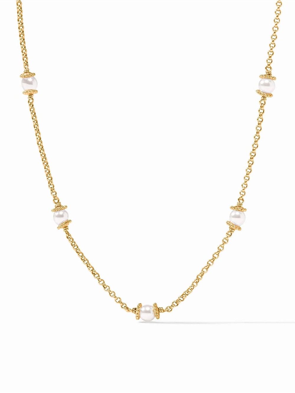 NWOT Julie Vos Haydra Delicate Station Necklace